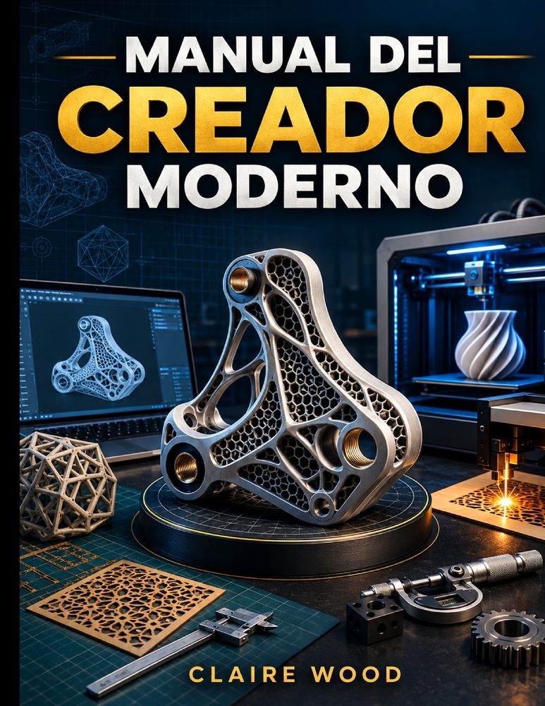 Manual del Creador Moderno: Freecad, Blender, Autodesk Fusion 360, Lightburn Y La Impresión 3D de Bambu Lab: Explicación cover