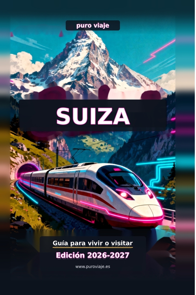 Suiza 2026 sin arruinarte: Cómo viajar (o vivir) en el país más caro de Europa con trenes, presupuesto real y plan claro: Guía práctica de Puro Viaje: cover