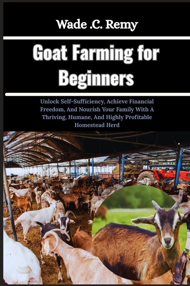 Goat Farming for Beginners: Unlock Self-Sufficiency, Achieve Financial Freedom, And Nourish Your Family With A Thriving, Humane, And Highly Profitable cover