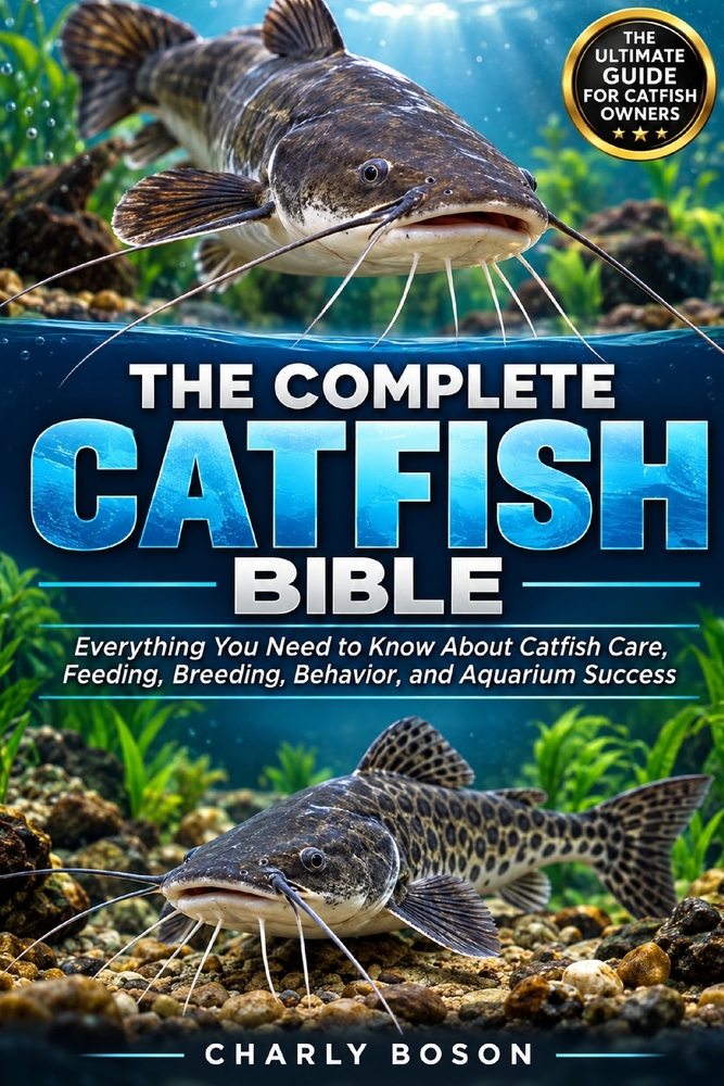 The Complete Catfish Bible: Everything You Need to Know About Catfish Care, Feeding, Breeding, Behavior, and Aquarium Success cover