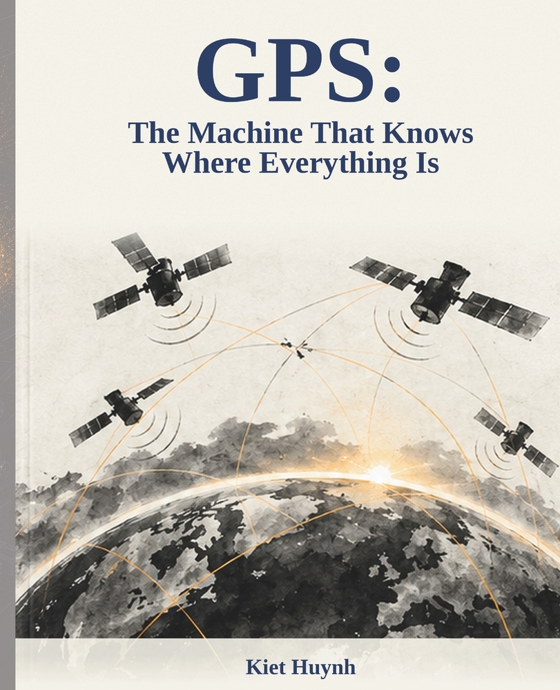 GPS: The Machine That Knows Where Everything Is: How Satellite Navigation Was Built, How It Works, and Why Every Phone, Plane, and Bank on Earth Depen cover
