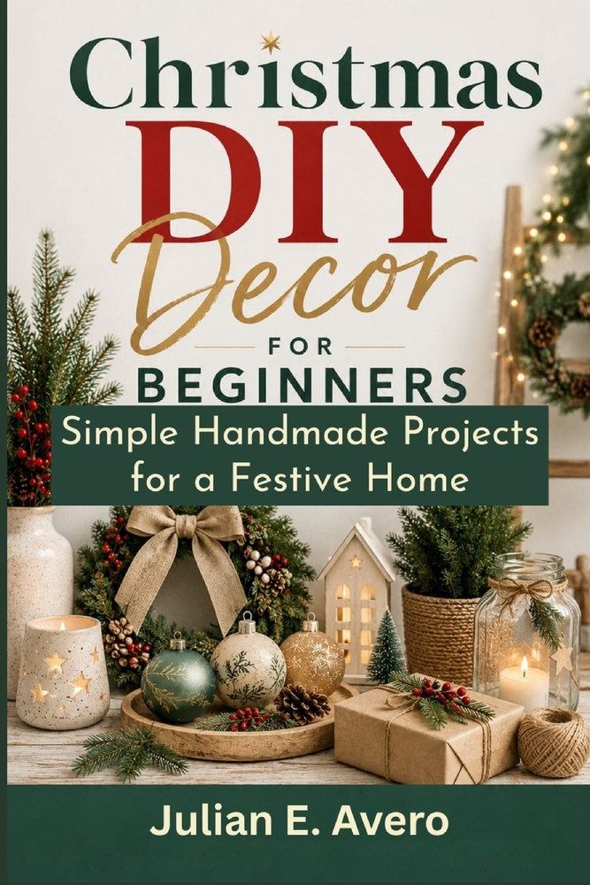 Christmas DIY Decor for Beginners: Simple Handmade Projects for a Festive Home cover