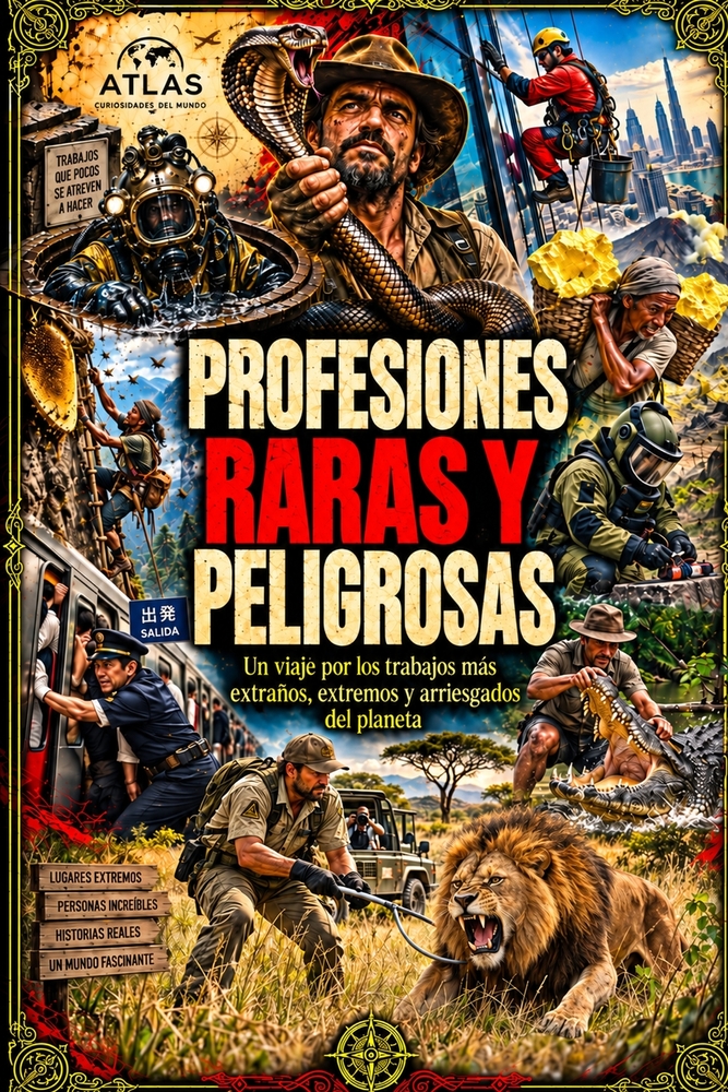 Profesiones Raras del Mundo: Los trabajos más extraños, peligrosos, desagradables, olvidados y sorprendentes del planeta cover