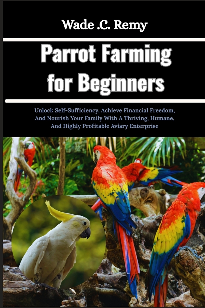 Parrot Farming for Beginners: Unlock Self-Sufficiency, Achieve Financial Freedom, And Nourish Your Family With A Thriving, Humane, And Highly Profitab cover