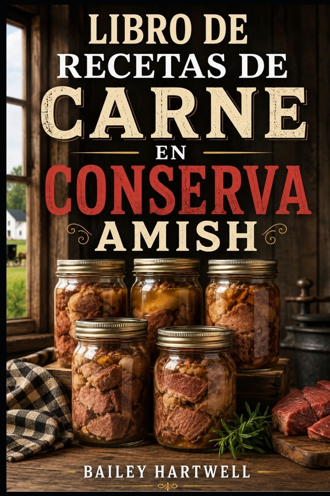 Libro de Recetas de Carne En Conserva Amish: Recetas sencillas para conservar carne en casa cover