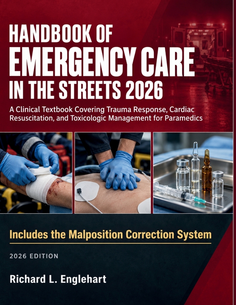 Handbook of Emergency Care in the Streets 2026: A Clinical Textbook Covering Trauma Response, Cardiac Resuscitation, and Toxicologic Management for Pa cover