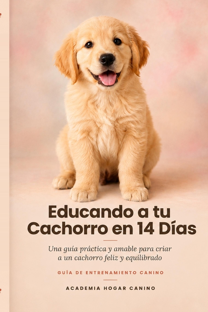 Cómo educar a tu cachorro en 14 días: Una guía práctica y cariñosa para criar un compañero feliz y equilibrado cover