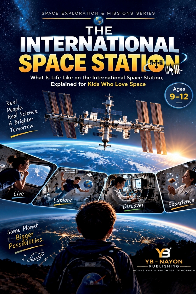 The International Space Station: What Is Life Like on the International Space Station, Explained for Kids Who Love Space cover