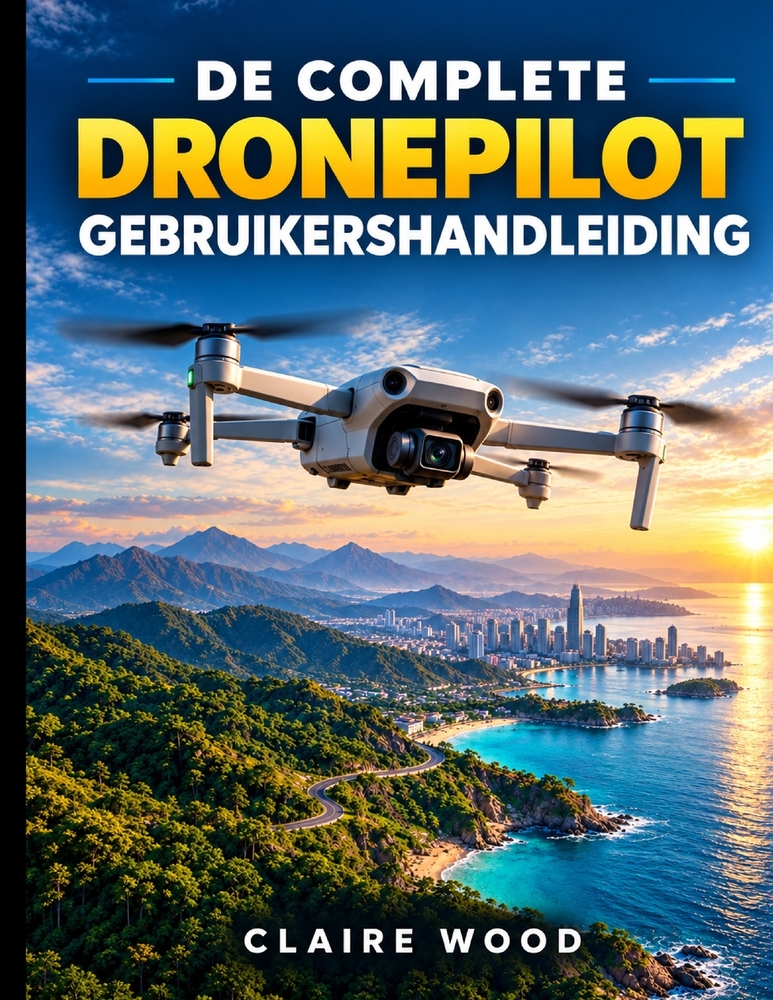 de Complete Dronepilot Gebruikershandleiding: Beheersing van DJI NEO 2, DJI Mini 3/4K, Holy Stone en luchtvideografie cover