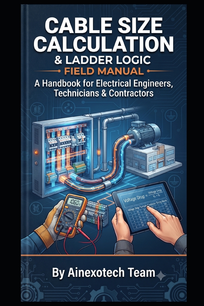 Cable Size Calculation: A Practical Electrical Guide: A Handbook for Electrical Engineers, Technicians & Contractors cover