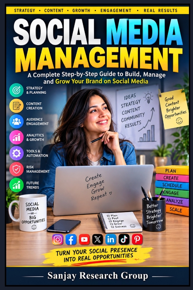 Social Media Management: A Complete Step by Step Guide to Build Manage and Grow Your Brand on Social Media cover