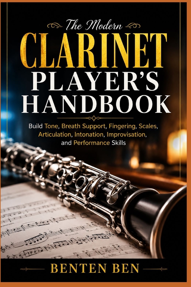 The Modern Clarinet Player's Handbook: Build Tone, Breath Support, Fingering, Scales, Articulation, Intonation, Improvisation, and Performance Skills cover
