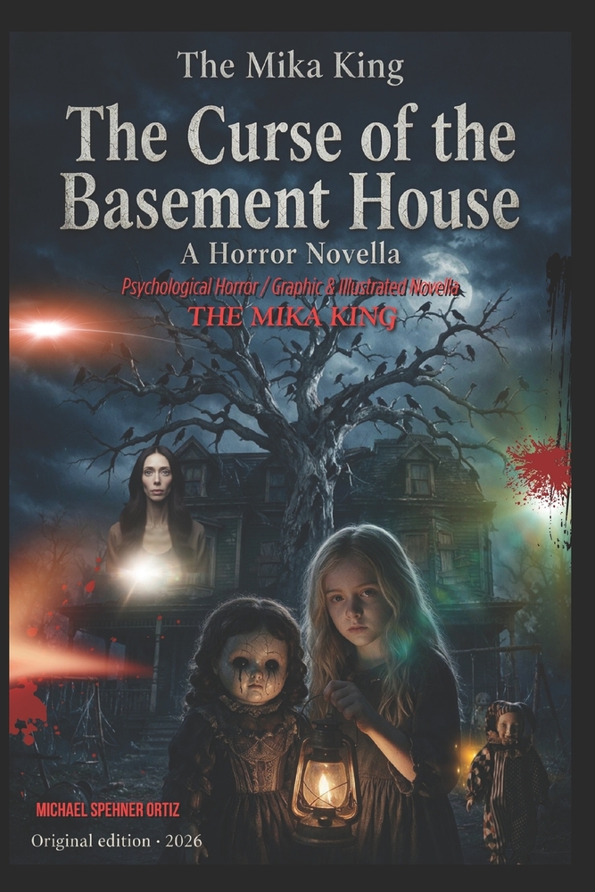 The Curse of the Basement House - The Mika King - A Horror Novella: Psychological Horror / Graphic & Illustrated Novella cover