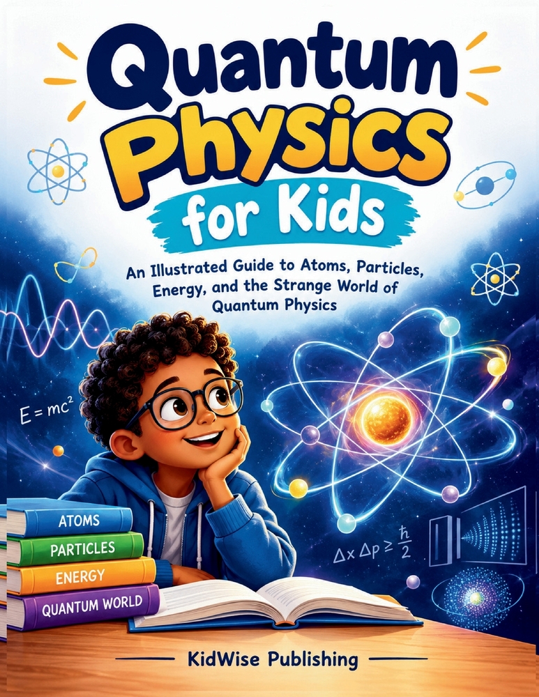 Quantum Physics for Kids: An Illustrated Guide to Atoms, Particles, Energy, and the Strange World of Quantum Physics cover
