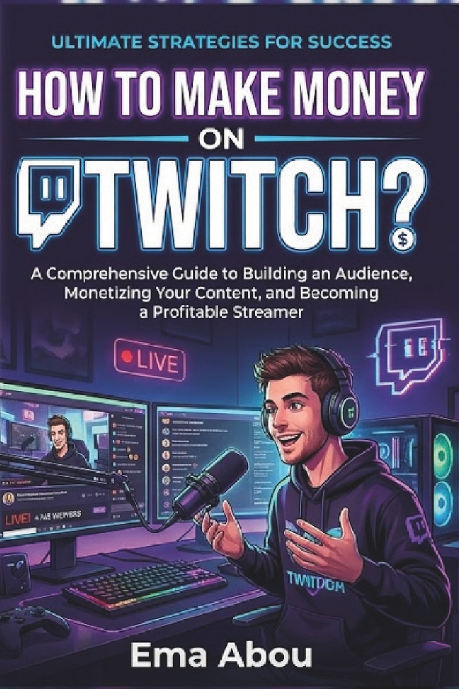 How to Make Money On Twitch?: A Beginner's Guide to Turning Your Stream Into Income cover