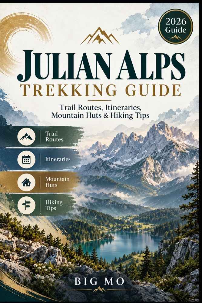 Julian Alps Trekking Guide: Trail Routes, Itineraries, Mountain Huts & Hiking Tips cover