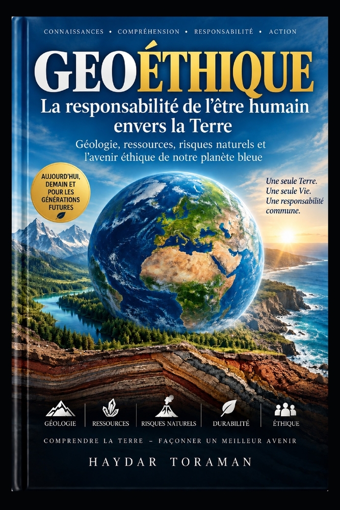 GEOÉTHIQUE - La responsabilité de l'être humain envers la Terre: Géologie, ressources, risques naturels et avenir éthique de notre planète bleue cover