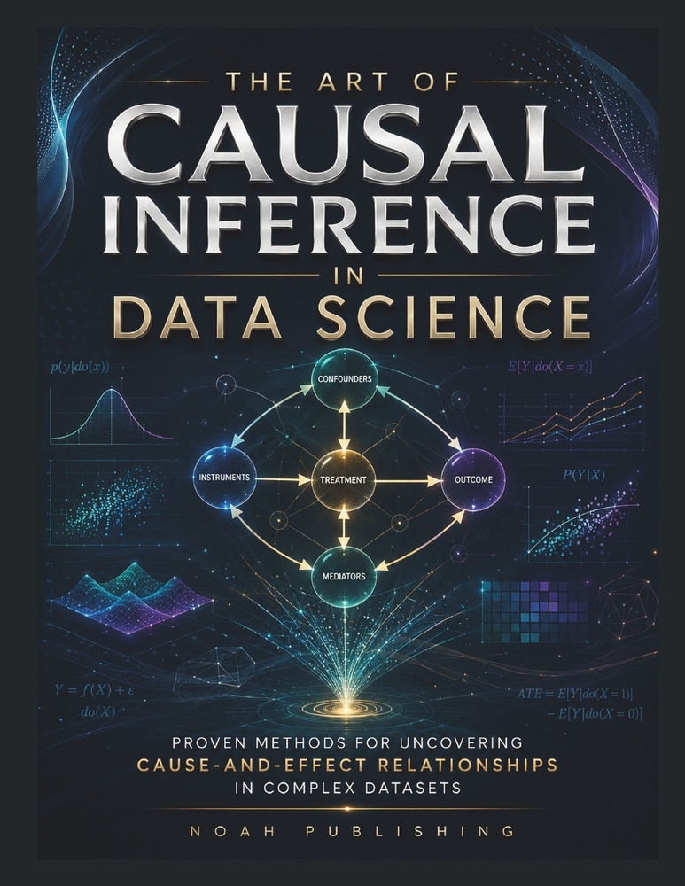The Art of Causal Inference in Data Science: Practical Methods for Treatment Effects, Causal Graphs, Observational Studies, Regression, Propensity Sco cover