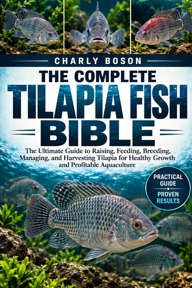 The Complete Tilapia Fish Bible: The Ultimate Guide to Raising, Feeding, Breeding, Managing, and Harvesting Tilapia for Healthy Growth and Profitable cover