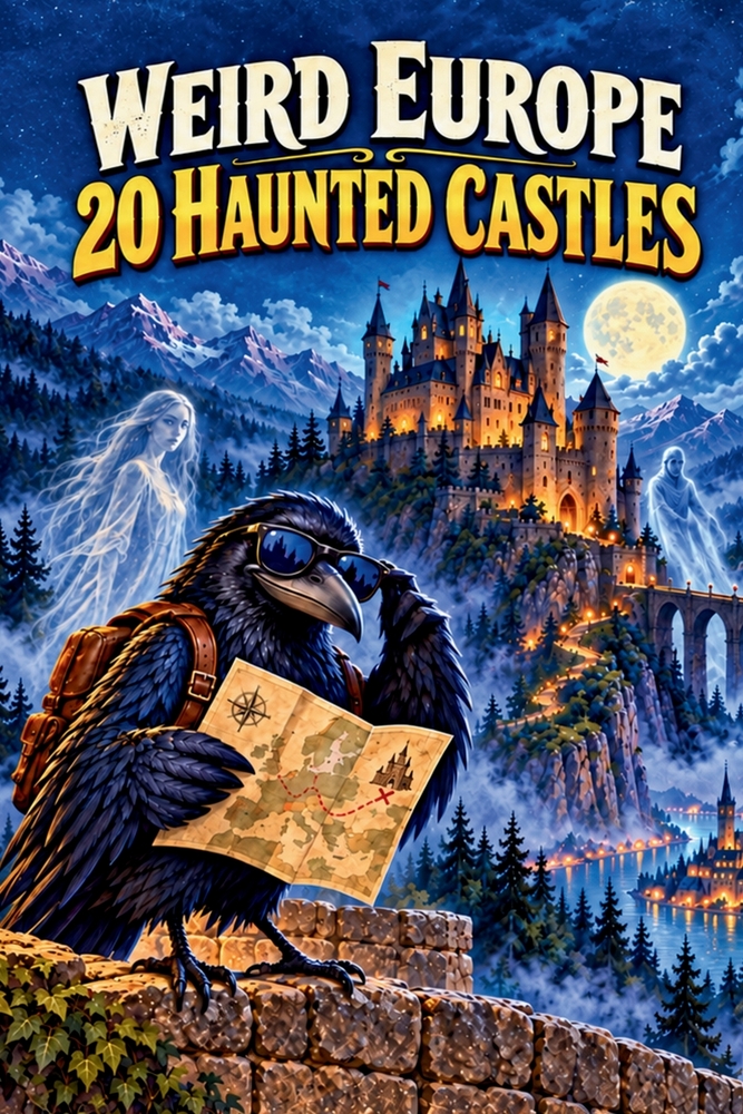 Weird Europe: 20 HAUNTED CASTLES: Ghost Queens, Bloody Chapels, Cursed Knights, Witch Trials, Walled-Up Prisoners, Gates to Hell, and Other Completely cover