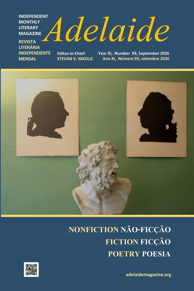Adelaide: Independent Literary Magazine No.92, August 2026 cover
