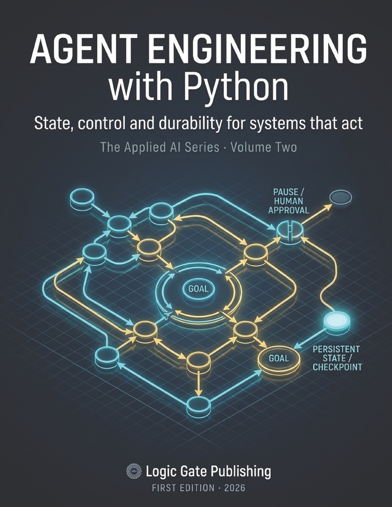 Agent Engineering with Python: Building Reliable AI Workflows with State Machines, Durable Execution, and Graph Architectures - Written against the du cover