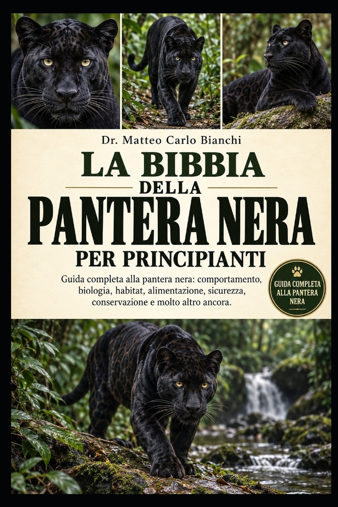 La Bibbia Della Pantera Nera Per Principianti: Guida completa alla pantera nera: comportamento, biologia, habitat, alimentazione, sicurezza, conservaz cover