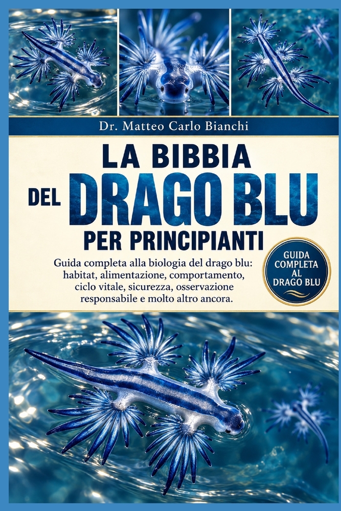 La Bibbia del Drago Blu Per Principianti: Guida completa alla biologia del drago blu: habitat, alimentazione, comportamento, ciclo vitale, sicurezza, cover