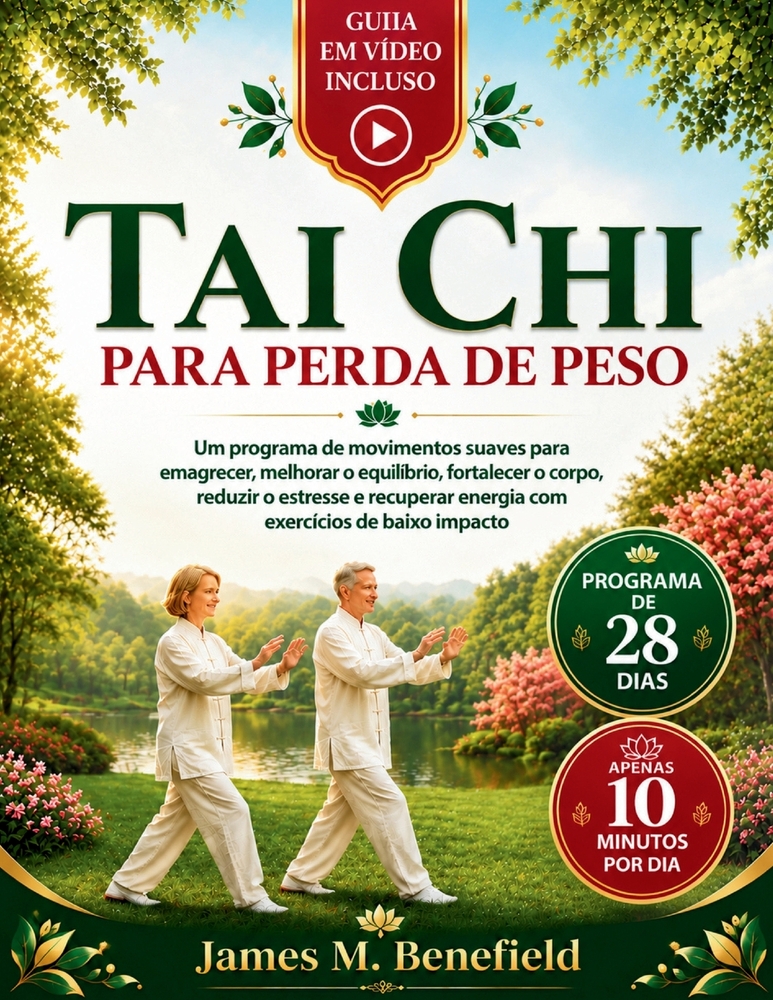 Tai CHI Para Perda de Peso: Um programa de movimentos suaves para emagrecer melhorar o equilíbrio fortalecer o corpo reduzir o estresse e recuperar en cover
