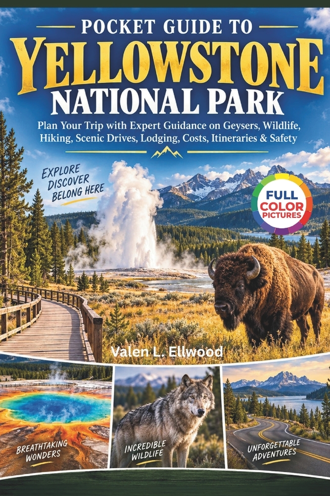 Pocket Guide To Yellow Stone National Park: Plan Your Trip with Expert Guidance on Geysers, Wildlife, Hiking, Scenic Drives, Lodging, Costs, Itinerari cover