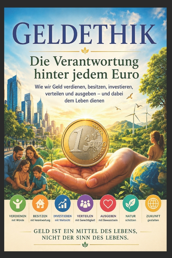 GELDETHIK - Die Verantwortung hinter jedem Euro: Wie wir Geld verdienen, besitzen, investieren, verteilen und ausgeben - und dabei dem Leben dienen cover