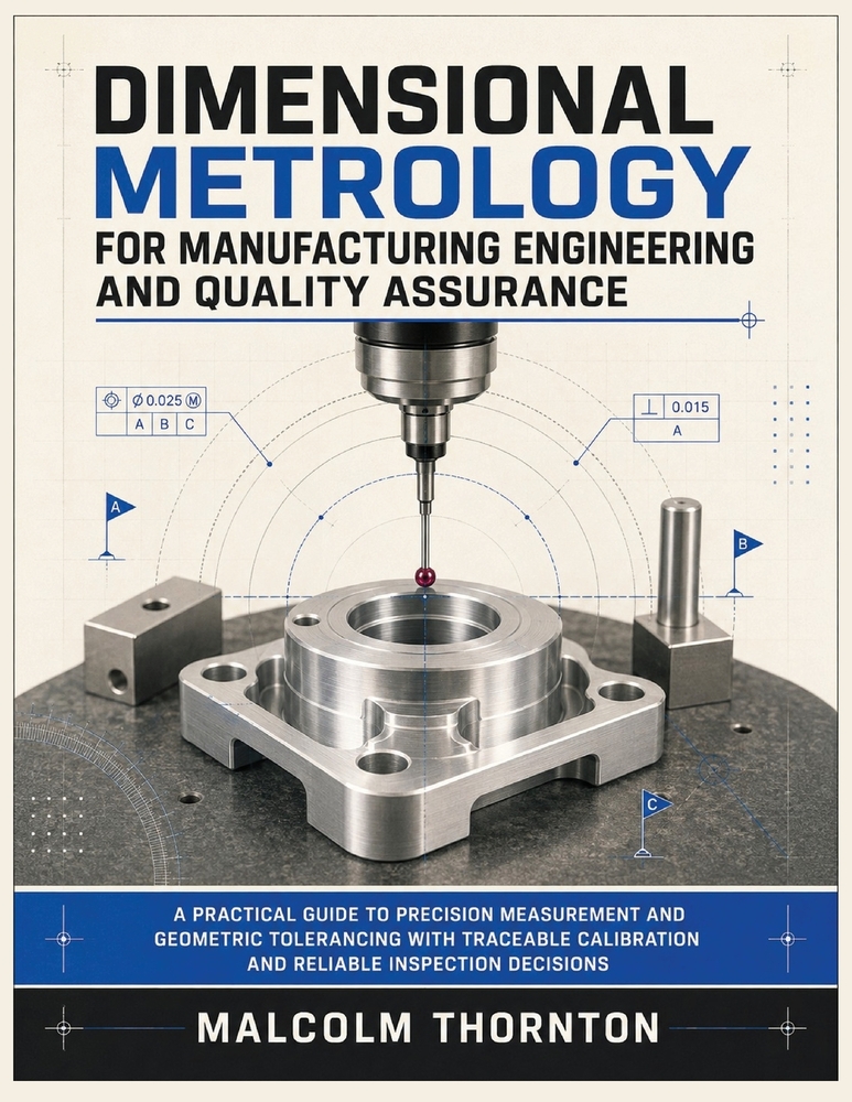 Dimensional Metrology for Manufacturing Engineering and Quality Assurance: A Practical Guide to Precision Measurement and Geometric Tolerancing with T cover