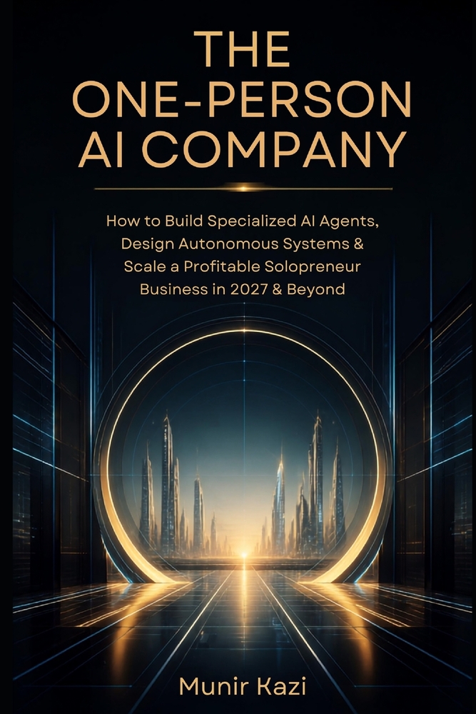 The One-Person AI Company: How to Build Specialized AI Agents, Design Autonomous Systems & Scale a Profitable Solopreneur Business in 2027 & Beyond cover