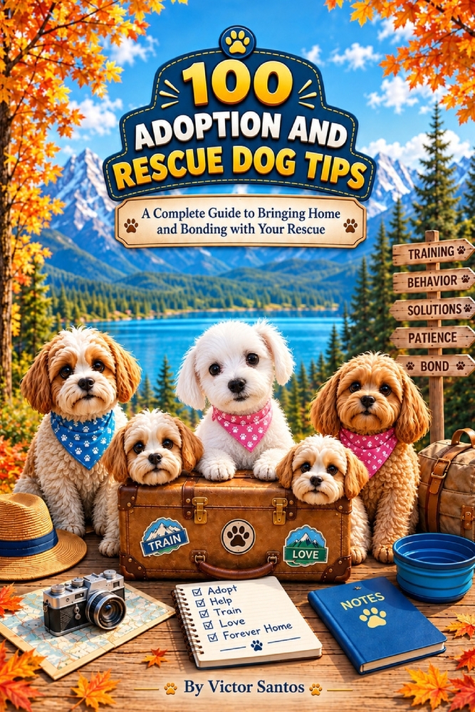 100 Adoption and Rescue Dog Tips: A Complete Guide to Bringing Home and Bonding with Your Rescue cover