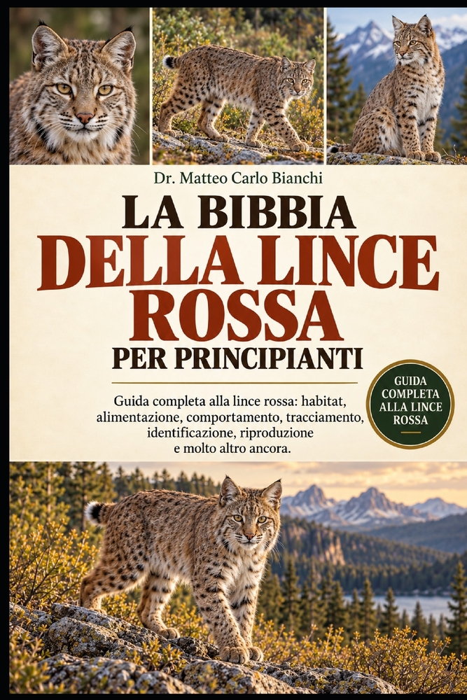 La Bibbia Della Lince Rossa Per Principianti: Guida completa alla lince rossa: habitat, alimentazione, comportamento, tracciamento, identificazione, r cover