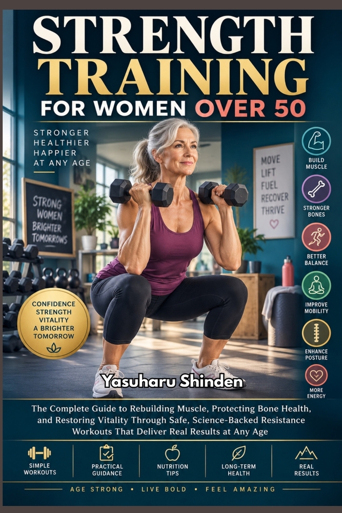 Strength Training for Women Over 50: The Complete Guide to Rebuilding Muscle, Protecting Bone Health, and Restoring Vitality Through Safe, Science-Bac cover