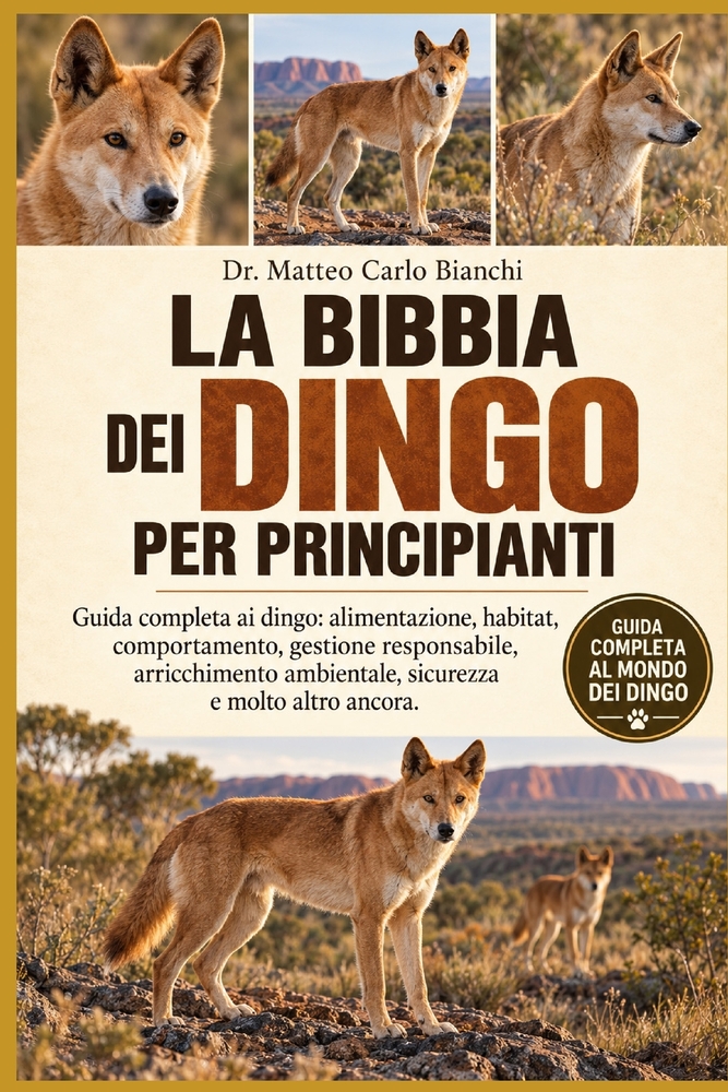 La Bibbia Dei Dingo Per Principianti: Guida completa ai dingo: alimentazione, habitat, comportamento, gestione responsabile, arricchimento ambientale, cover