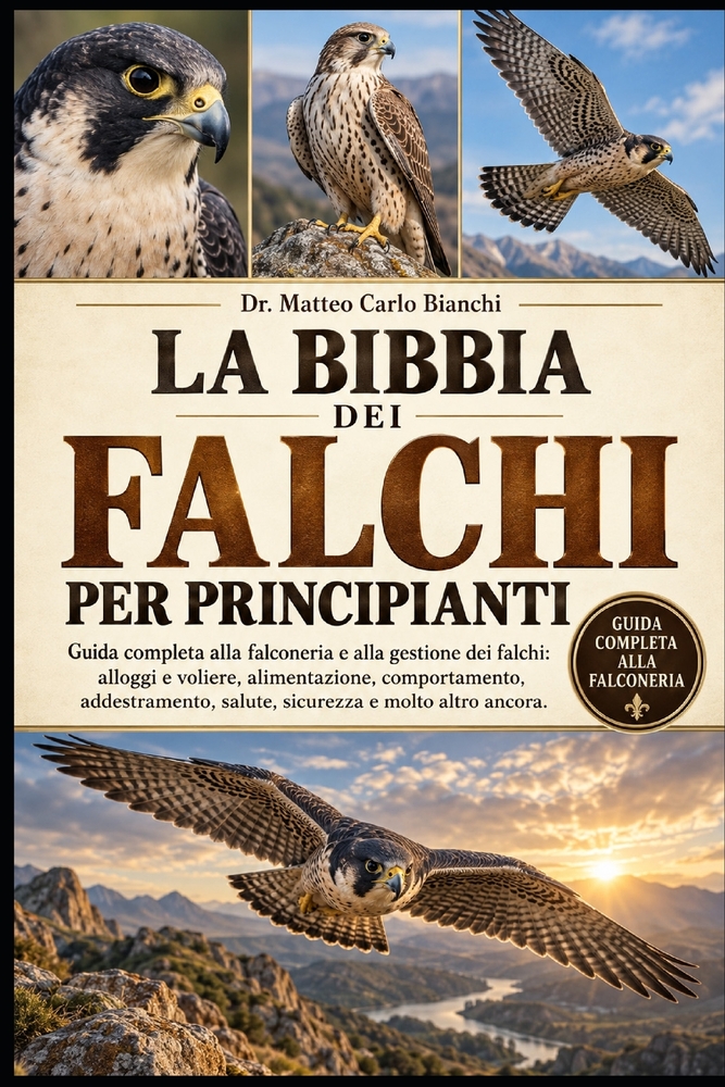La Bibbia Dei Falchi Per Principianti: Guida completa alla falconeria e alla gestione dei falchi: alloggi e voliere, alimentazione, comportamento, add cover