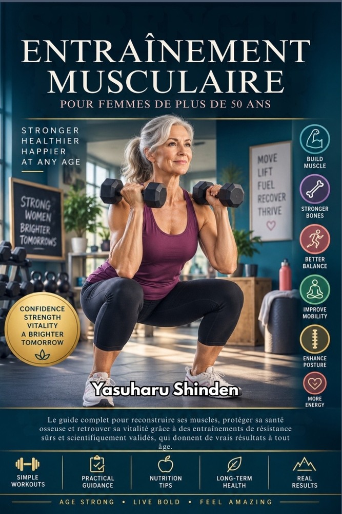 Entraînement Musculaire Pour Femmes de Plus de 50 ANS: Le guide complet pour reconstruire ses muscles, protéger sa santé osseuse et retrouver sa vital cover