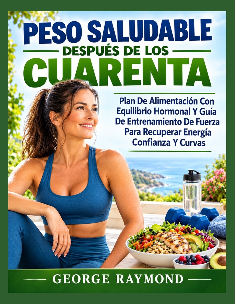 Peso Saludable Después de Los Cuarenta: Plan De Alimentación Con Equilibrio Hormonal Y Guía De Entrenamiento De Fuerza Para Recuperar Energía Confianz cover