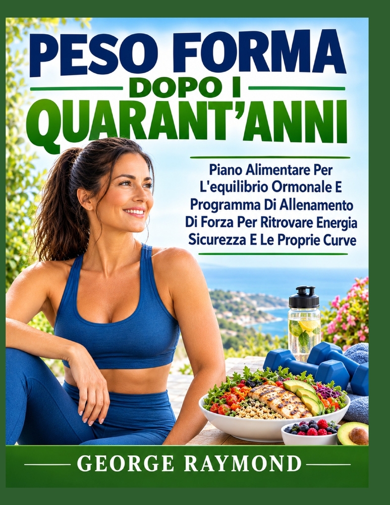 Peso Forma Dopo I Quarant'anni: Piano Alimentare Per L'equilibrio Ormonale E Programma Di Allenamento Di Forza Per Ritrovare Energia Sicurezza E Le Pr cover