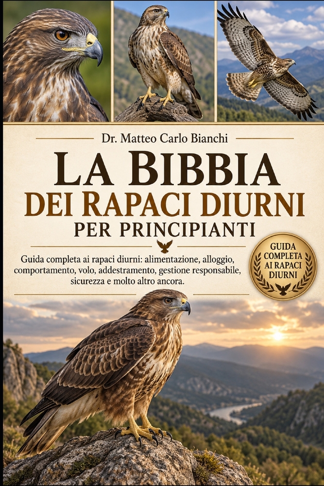La Bibbia Dei Rapaci Diurni Per Principianti: Guida completa ai rapaci diurni: alimentazione, alloggio, comportamento, volo, addestramento, gestione r cover