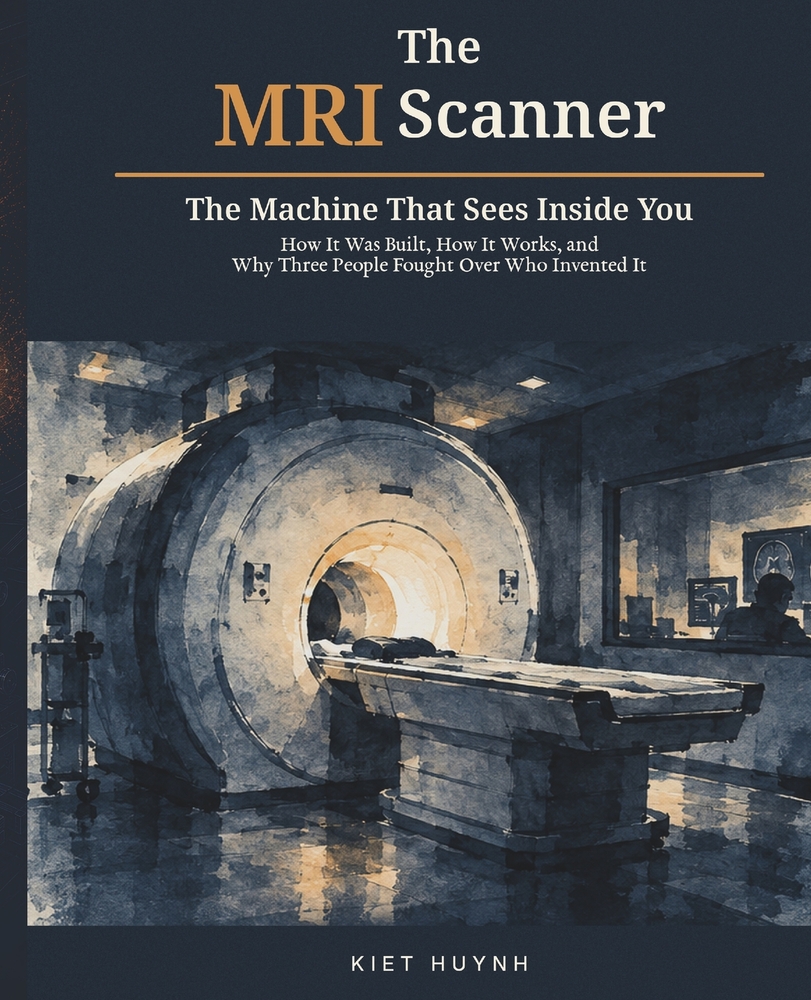 The MRI Scanner: The Machine That Sees Inside You: How It Was Built, How It Works, and Why Three People Fought Over Who Invented It cover