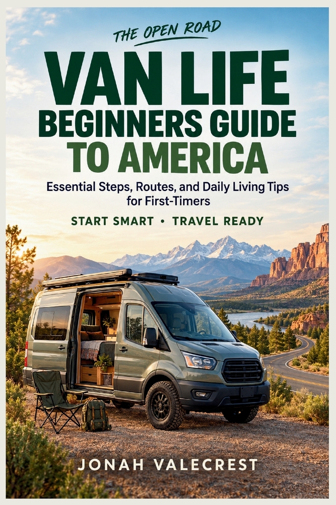Van Life Beginners Guide to America: Essential Steps, Routes, and Daily Living Tips for First-Timers cover