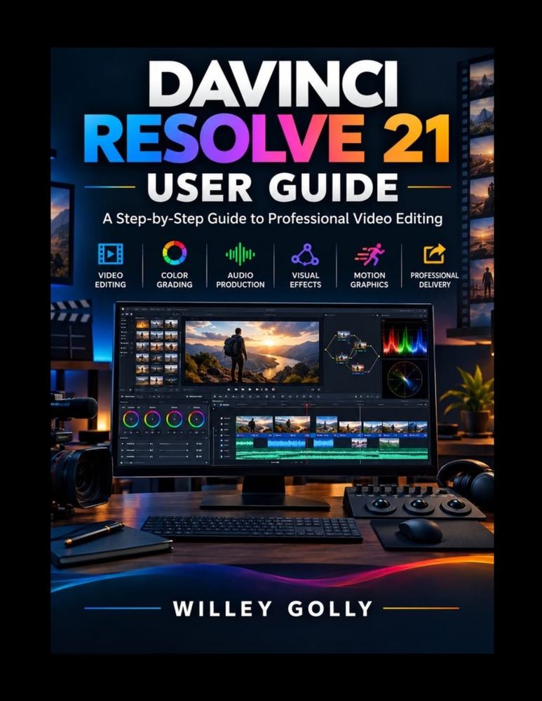 DaVinci Resolve 21 User Guide: A Step-by-Step Guide to Professional Video Editing cover