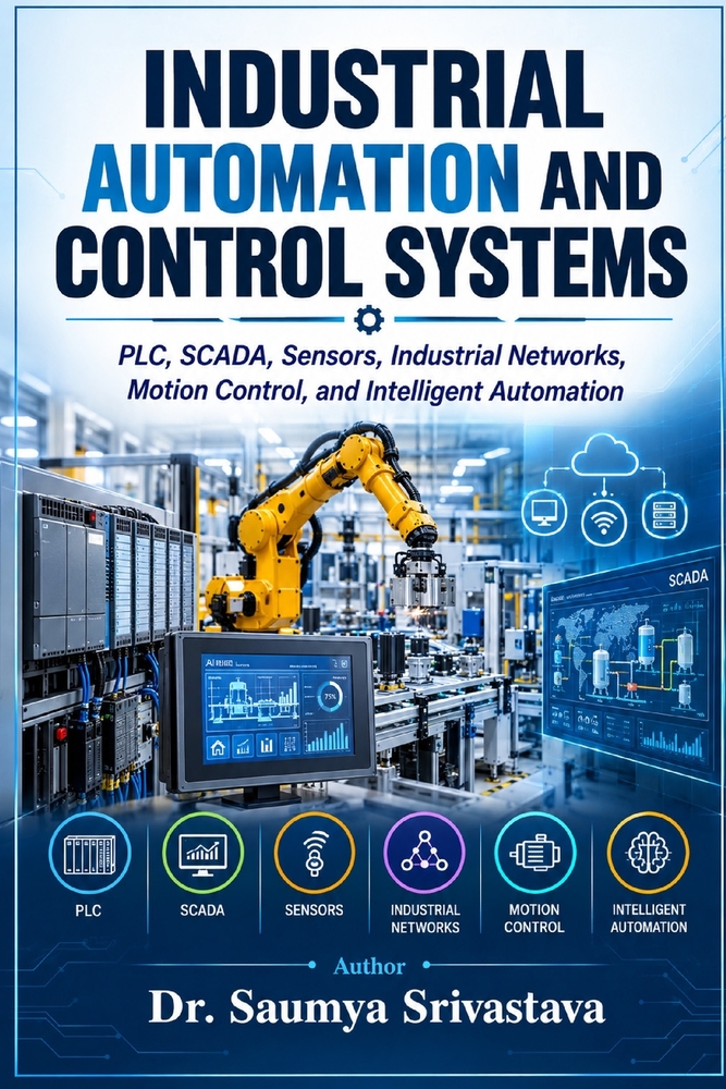 Industrial Automation and Control Systems: PLC, SCADA, Sensors, Industrial Networks, Motion Control, and Intelligent Automation cover