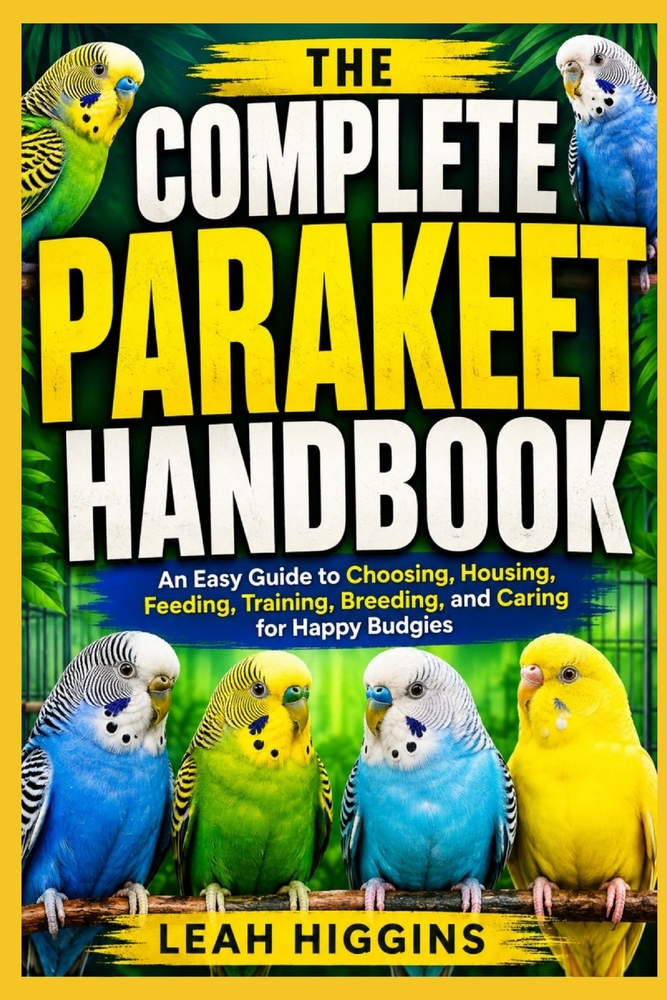 The Complete Parakeet Handbook: An Easy Guide to Choosing, Housing, Feeding, Training, Breeding, and Caring for Happy Budgies cover