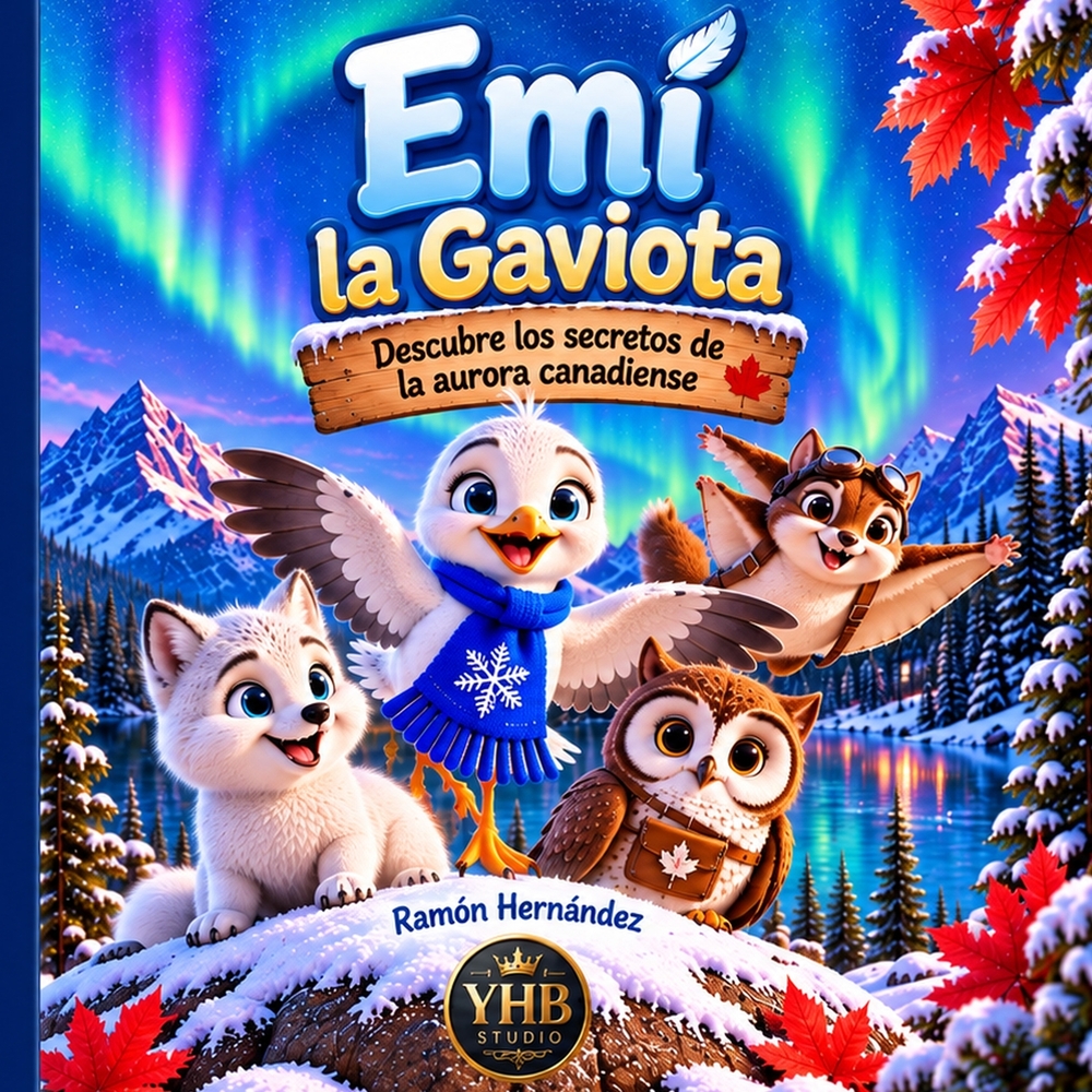 Emi la gaviota: Descubre los secretos de la aurora canadiense cover