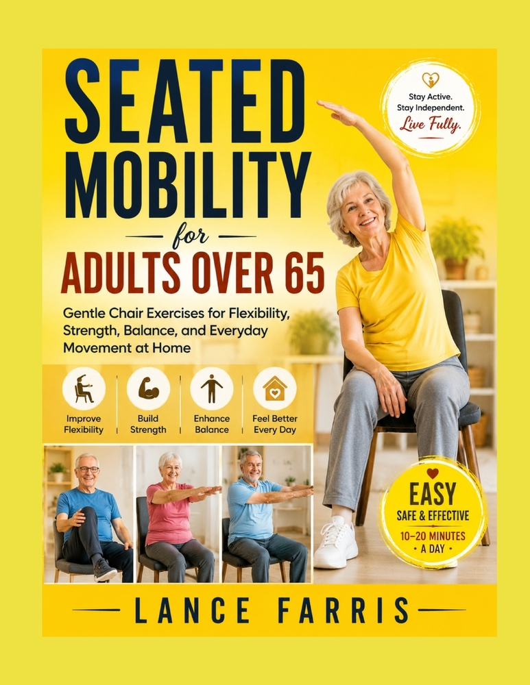 Seated Mobility for Adults Over 65: Gentle Chair Exercises for Flexibility, Strength, Balance, and Everyday Movement at Home cover