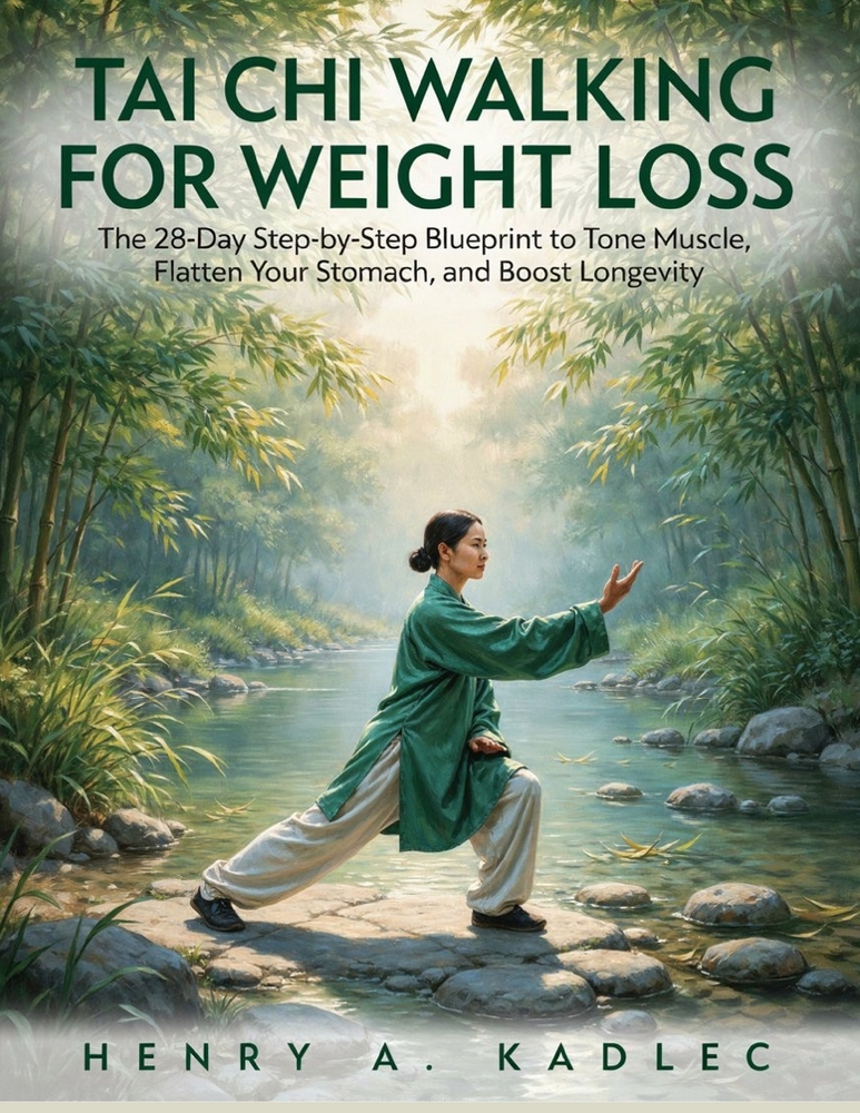 Tai Chi Walking for Weight loss: The 28-Day Step-by-Step Blueprint to Tone Muscle, Flatten Your Stomach, and Boost Longevity cover